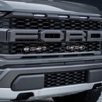 Baja Designs Ford Dual 10" S8 Amber Behind Grille Light Bar Kit - Ford 2021+ F-150 Raptor - Apollo Off-Road