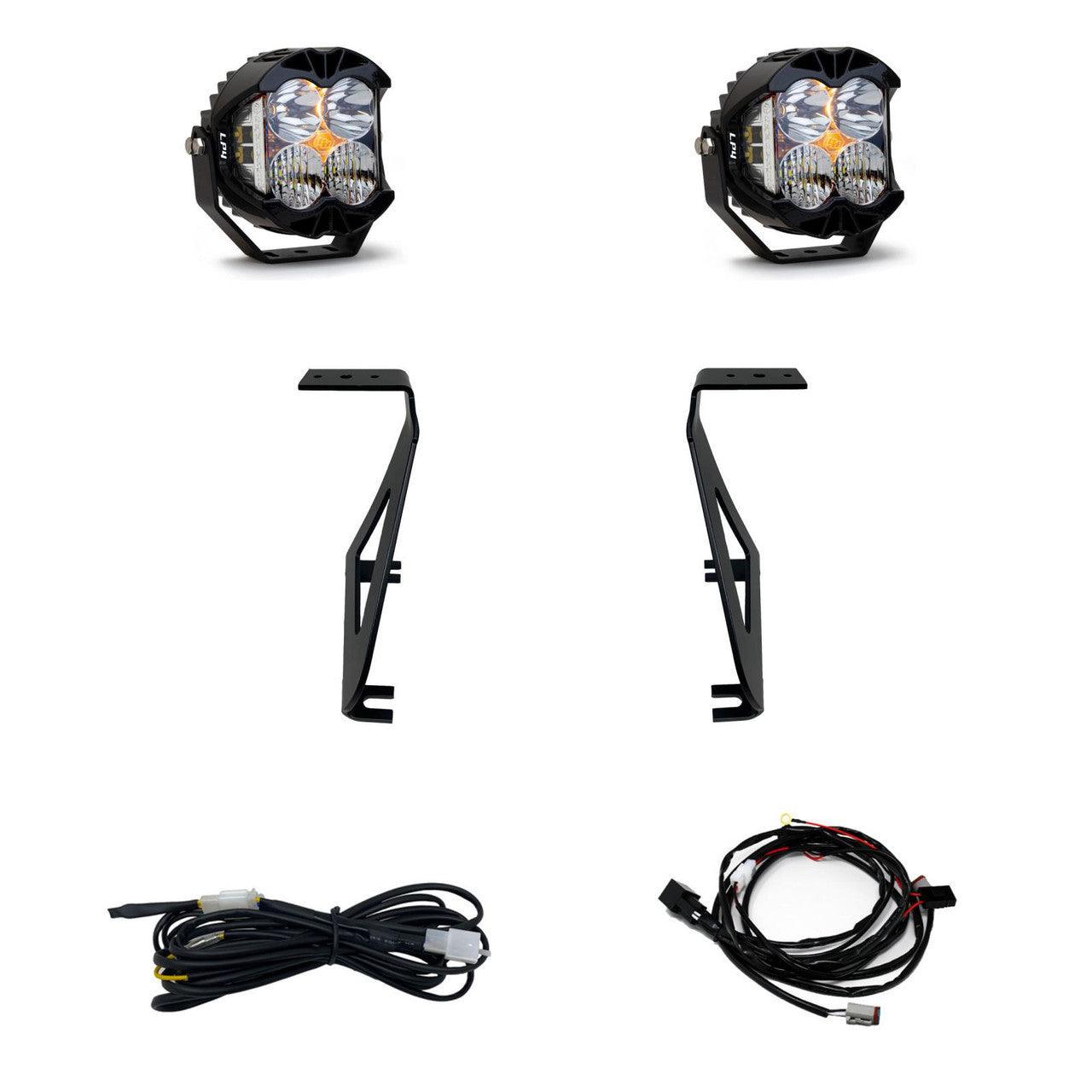 Baja Designs Ford LP4 Pro A-Pillar Light Kit - Ford 2021+ F-150 Raptor - Apollo Off-Road