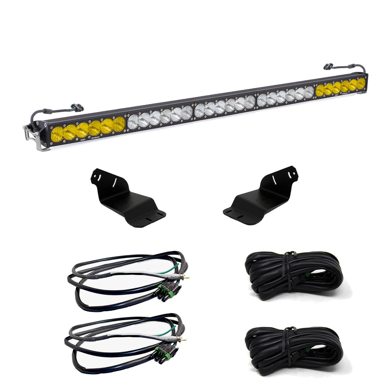 Baja Designs Ford OnX6+ 50 Inch Dual Control w-Upfitter Roof Mount Light Kit - Ford 2021-22 Bronco - Apollo Off-Road