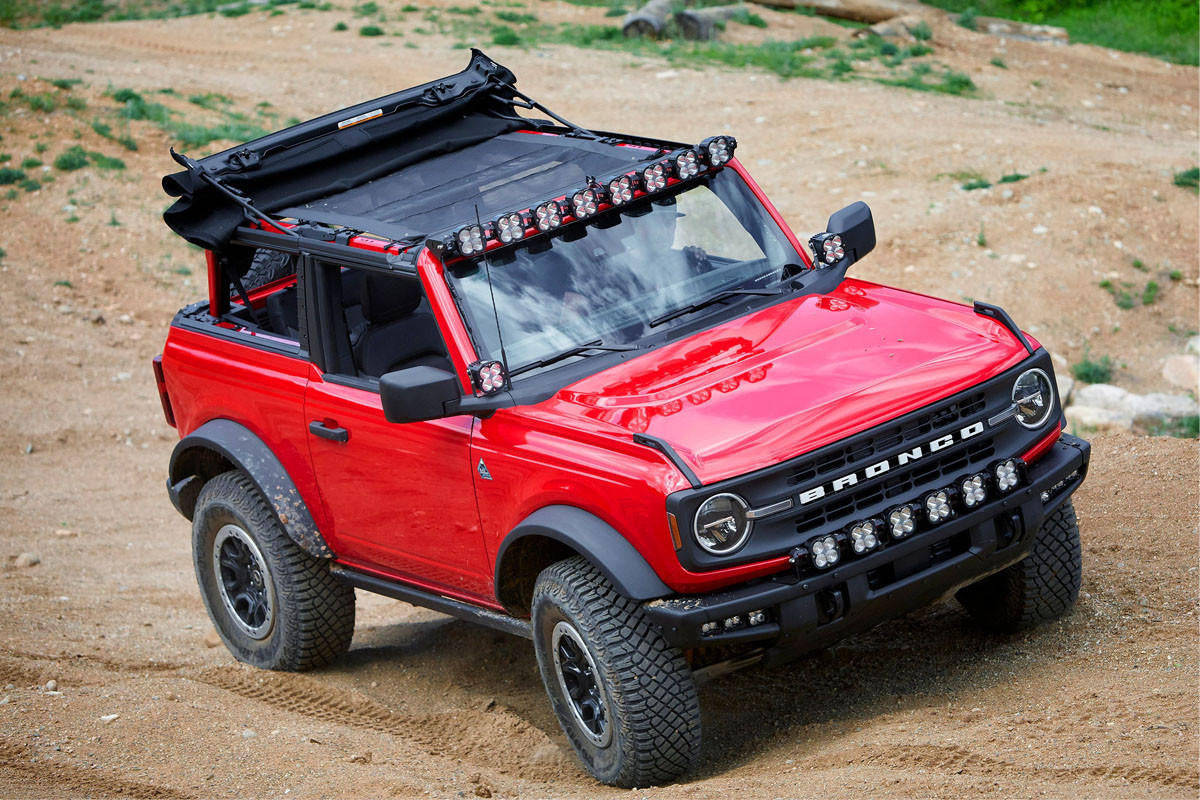 Baja Designs Ford OnX6+ 50 Inch w-Upfitter Roof Mount Light Kit - Ford 2021-22 Bronco - Apollo Off-Road
