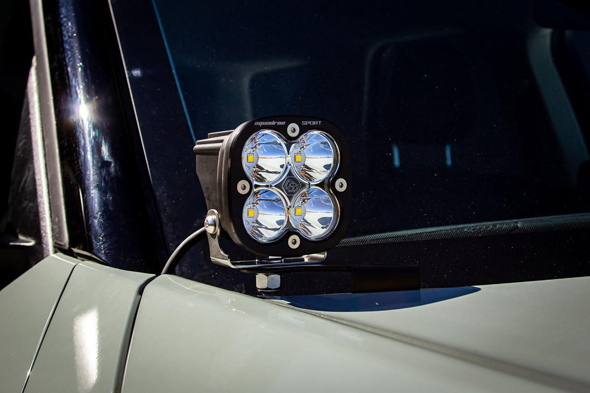 Baja Designs Ford S1 A-Pillar Clear Light Kit - Ford 2021-22 Bronco Sport - Apollo Off-Road