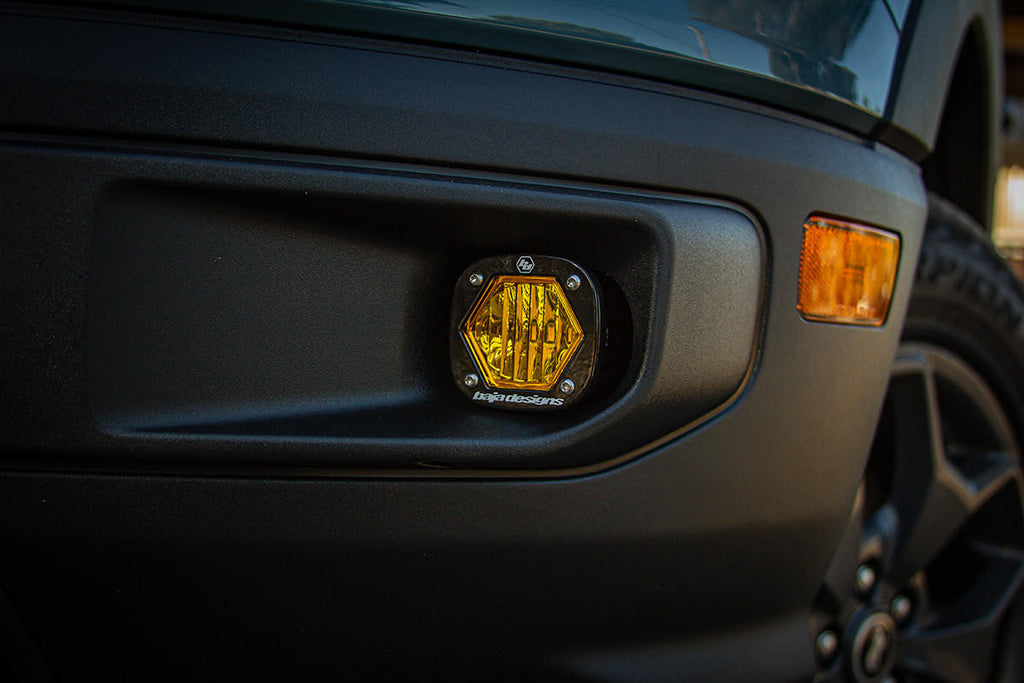Baja Designs Ford S1 Clear Fog Pocket Light Kit - Ford 2021-22 Bronco Sport - Apollo Off-Road