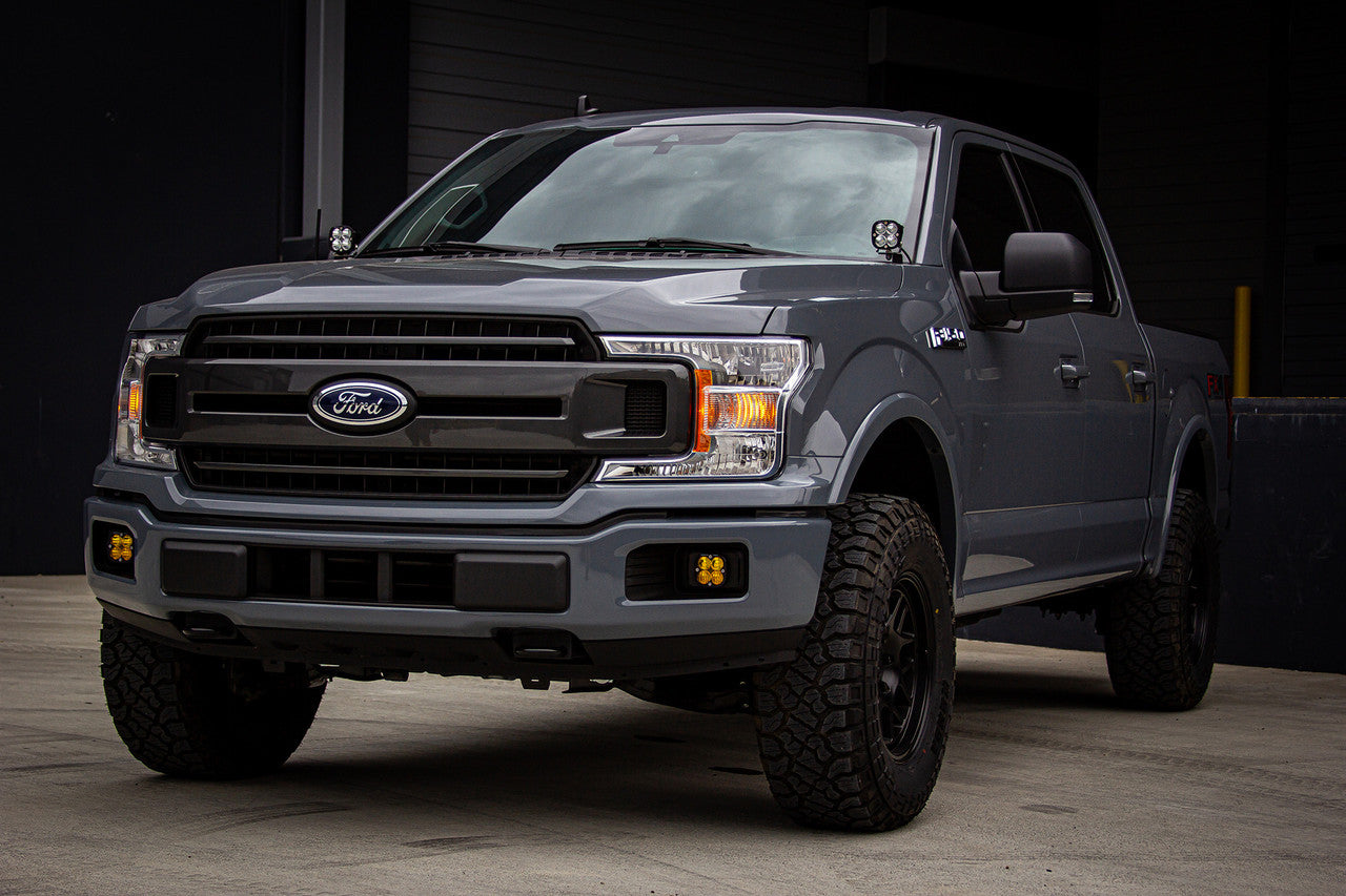 Baja Designs Ford Squadron High Speed Sport A-Pillar Light Kit - Ford 2015-20 F-150 & Raptor - Apollo Off-Road