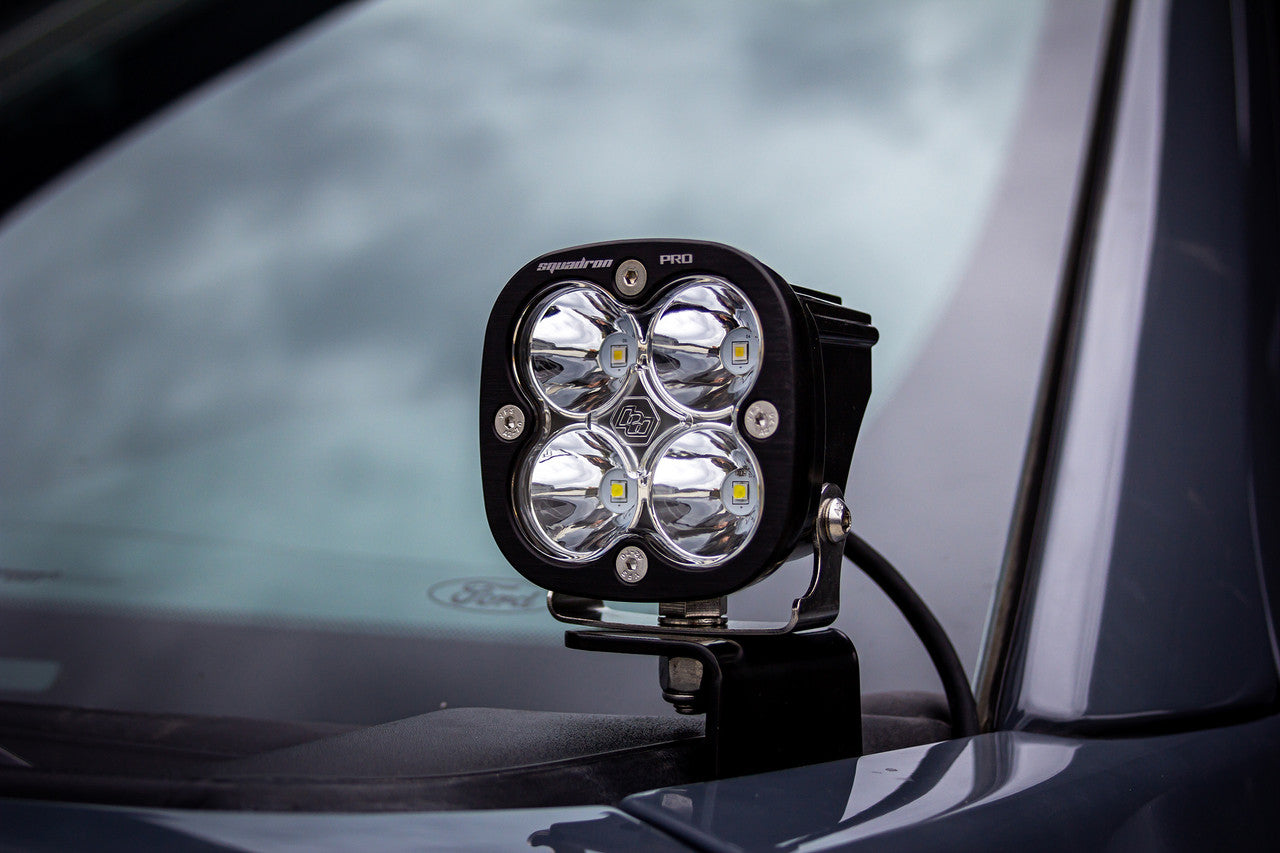 Baja Designs Ford Squadron High Speed Sport A-Pillar Light Kit - Ford 2015-20 F-150 & Raptor - Apollo Off-Road