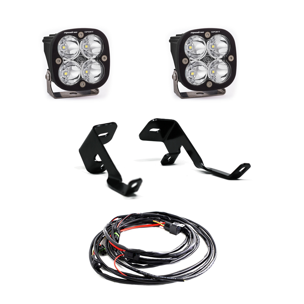 Baja Designs Ford Squadron High Speed Sport A-Pillar Light Kit - Ford 2015-20 F-150 & Raptor - Apollo Off-Road