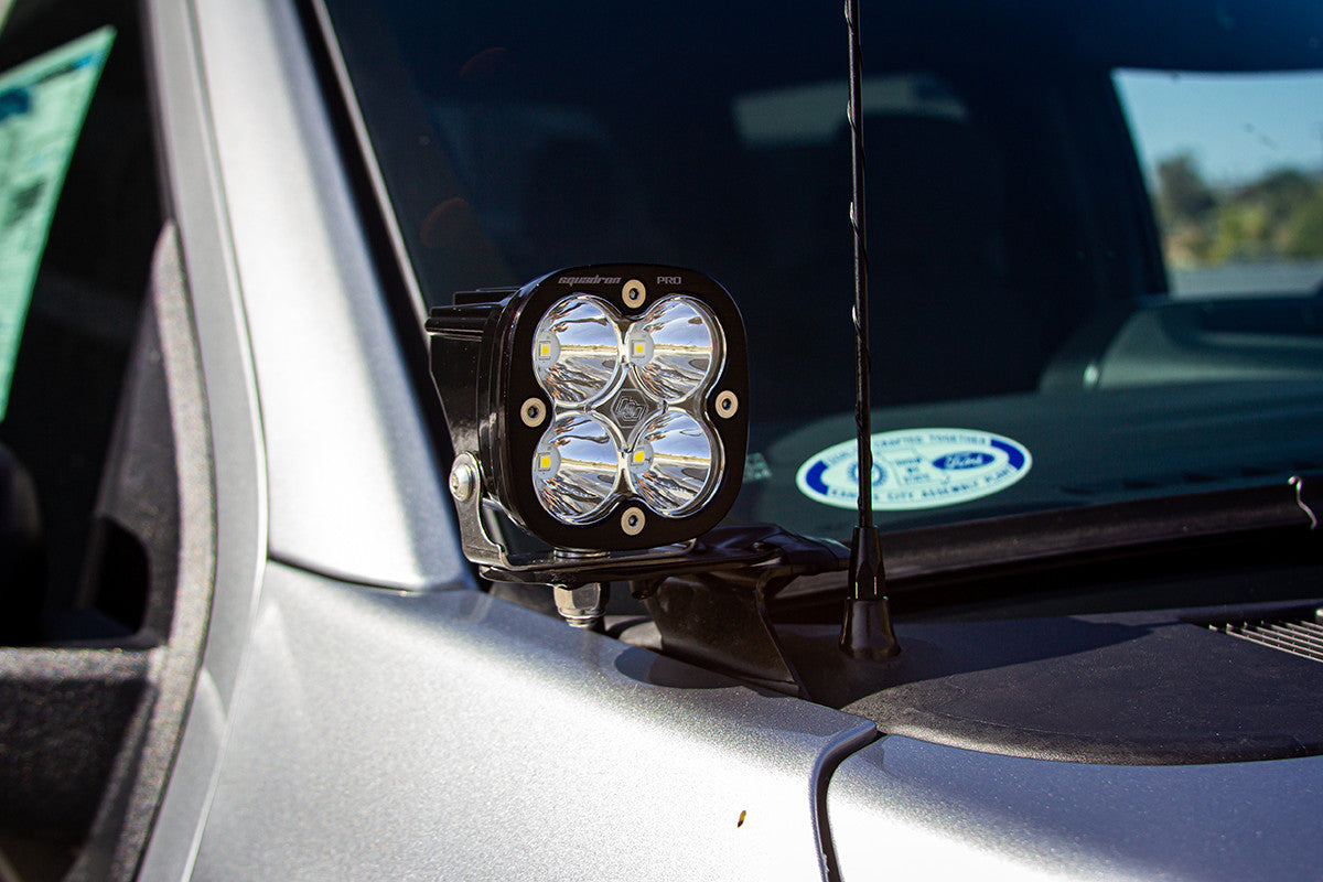 Baja Designs Ford Squadron Pro A-Pillar Light Kit - 2021+ Ford F-150 / Raptor - Apollo Off-Road