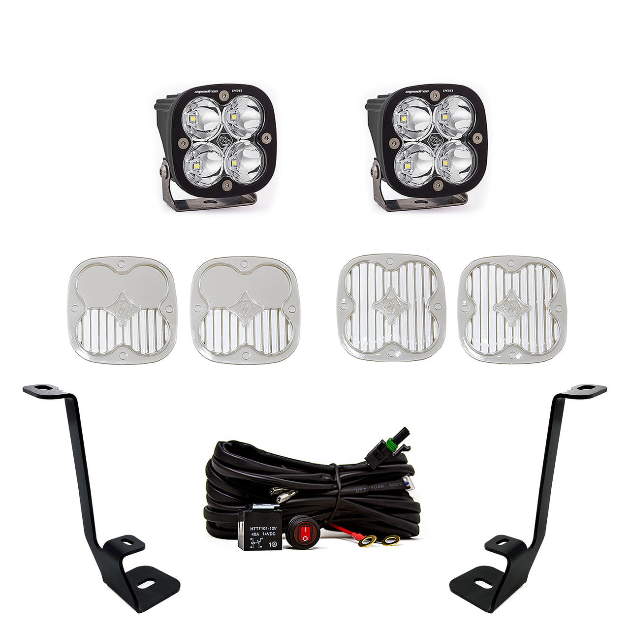 Baja Designs Ford Squadron Pro A-Pillar Light Kit - 2021+ Ford F-150 / Raptor - Apollo Off-Road