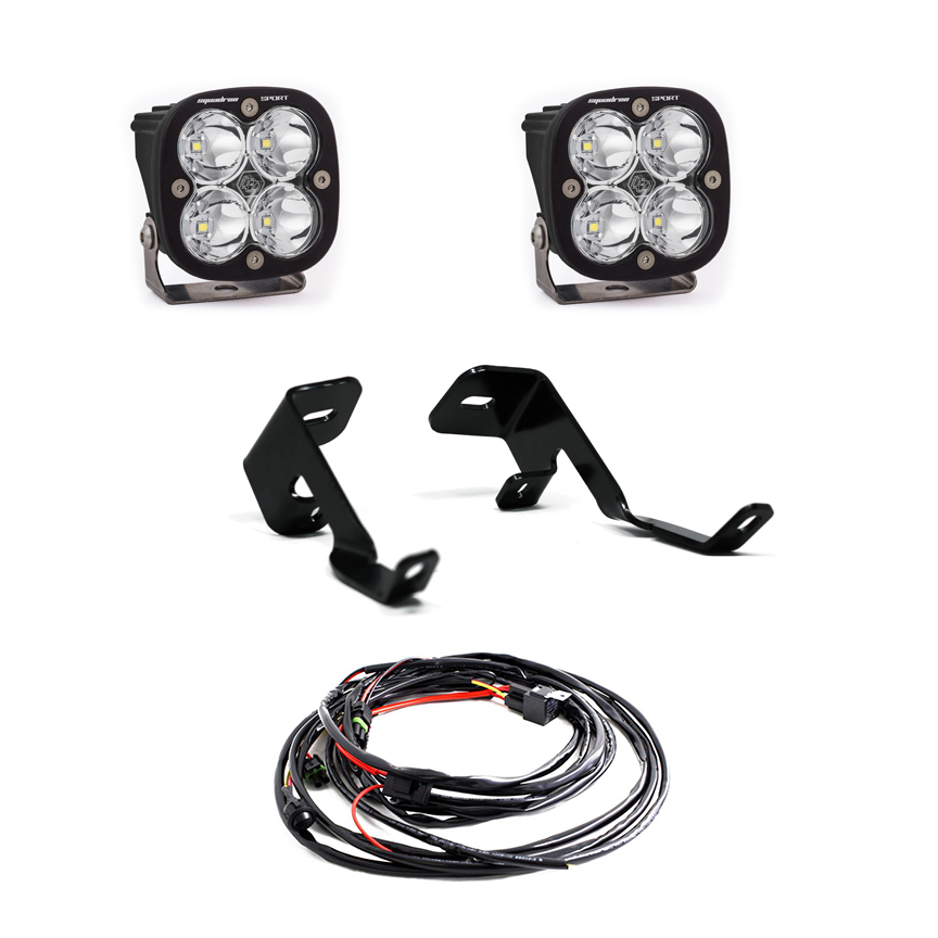 Baja Designs Ford Squadron Pro A-Pillar Light Kit - Ford 2015-20 F-150 - Apollo Off-Road