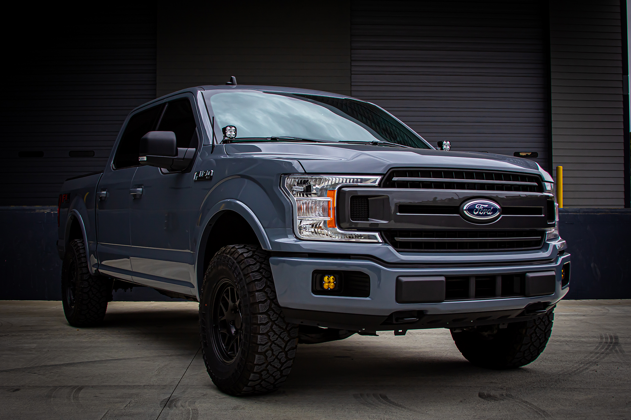 Baja Designs Ford Squadron Pro A-Pillar Light Kit - Ford 2015-20 F-150 - Apollo Off-Road