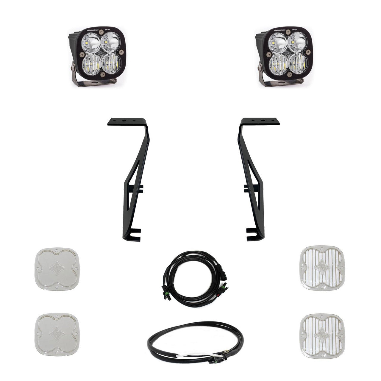 Baja Designs Ford Squadron Pro A-Pillar Light Kit - Ford 2021+ F-150 Raptor - Apollo Off-Road