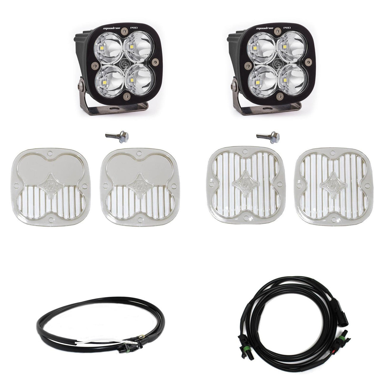 Baja Designs Ford Squadron Pro A-Pillar w-Upfitter Light Kit - Ford 2021-22 Bronco - Apollo Off-Road