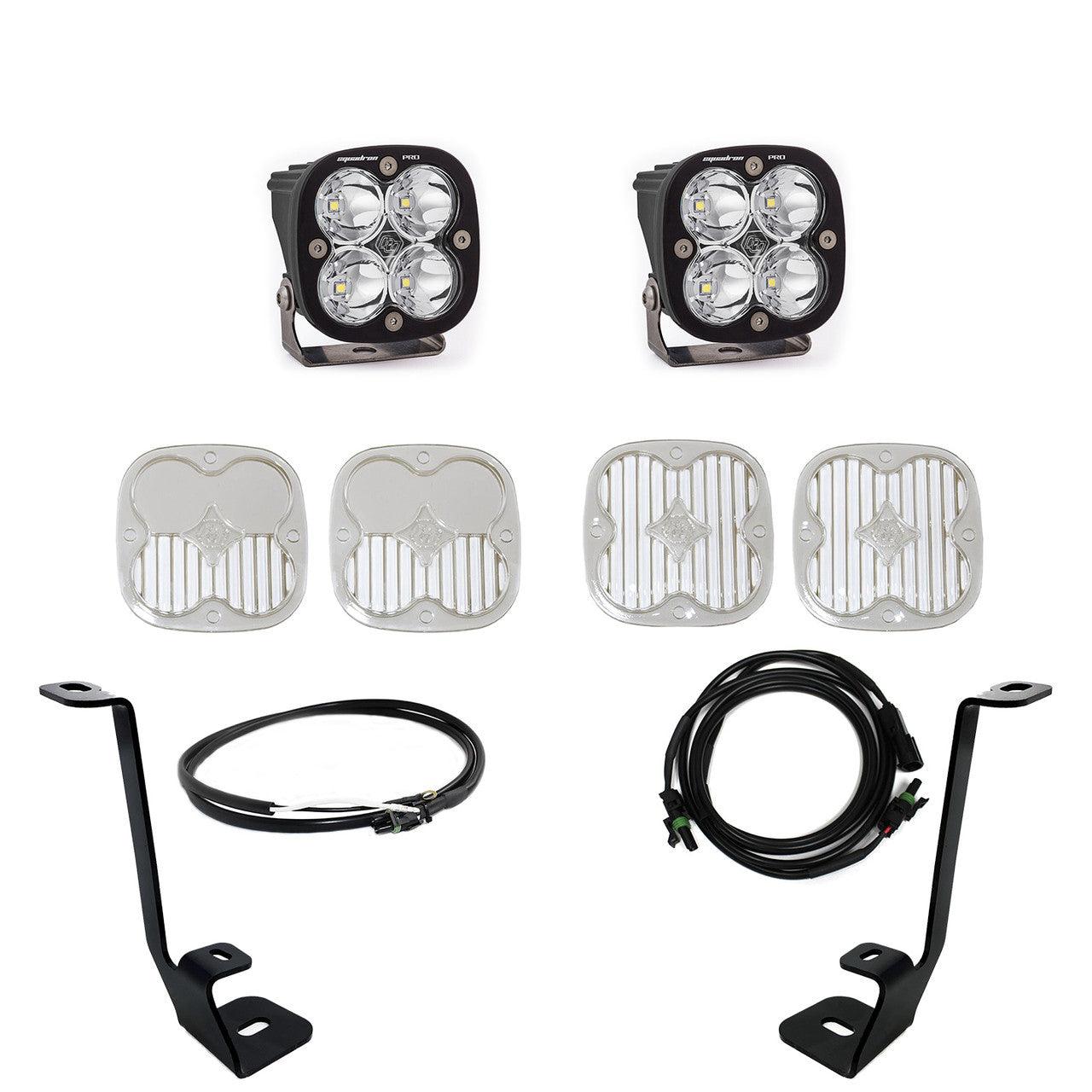 Baja Designs Ford Squadron Pro A-Pillar w-Upfitter Light Kit - Ford 2021-22 F-150 - Apollo Off-Road