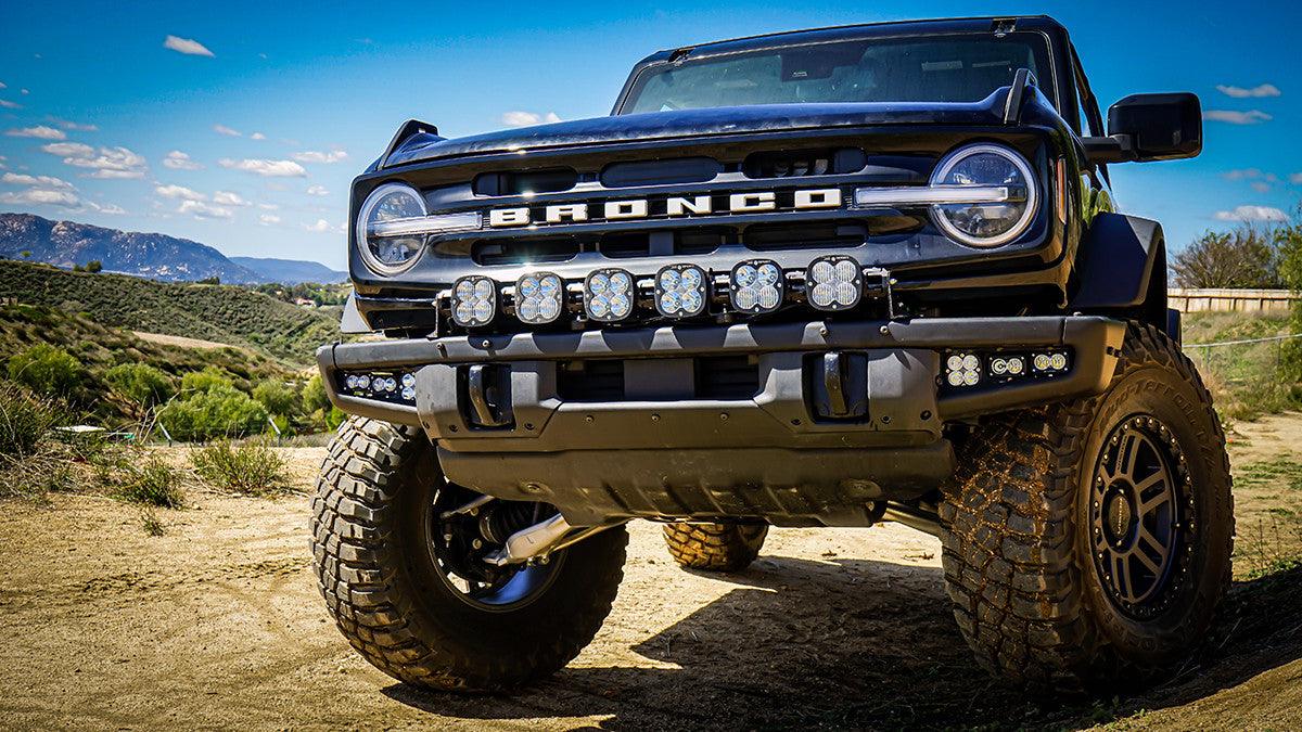 Baja Designs Ford Squadron Pro-S2 Sport w-Upfitter Fog Pocket Light Kit - Ford 2021-22 Bronco - Apollo Off-Road
