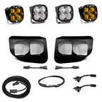 Baja Designs Ford Squadron SAE-Pro Amber w-Upfitter Fog Pocket Light Kit - Ford 2020-22 F-250-350 Super Duty - Apollo Off-Road