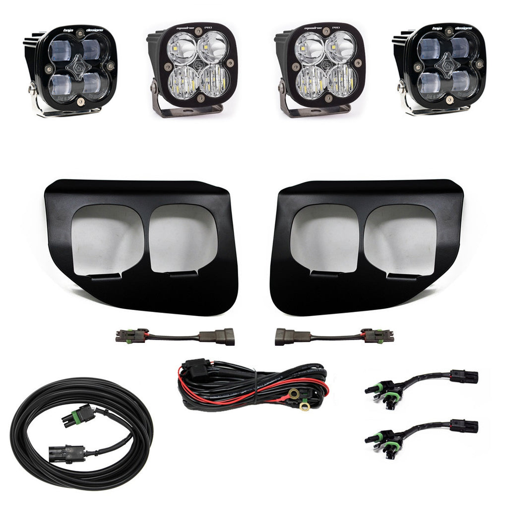 Baja Designs Ford Squadron SAE-Pro Clear Fog Pocket Light Kit - Ford 2020-22 F-250-350 Super Duty - Apollo Off-Road