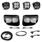 Baja Designs Ford Squadron SAE-Pro Clear w-Upfitter Fog Pocket Light Kit - Ford 2020-22 F-250-350 Super Duty - Apollo Off-Road