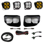Baja Designs Ford Squadron SAE-Sport Amber Fog Pocket Light Kit - Ford 2020-22 F-250-350 Super Duty - Apollo Off-Road