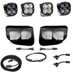 Baja Designs Ford Squadron SAE-Sport Clear w-Upfitter Fog Pocket Light Kit - Ford 2020-22 F-250-350 Super Duty - Apollo Off-Road
