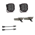 Baja Designs Ford Squadron SAE "Street Legal" Fog Pocket Light Kit - Ford 1999-10 F-250-350 Super Duty - Apollo Off-Road