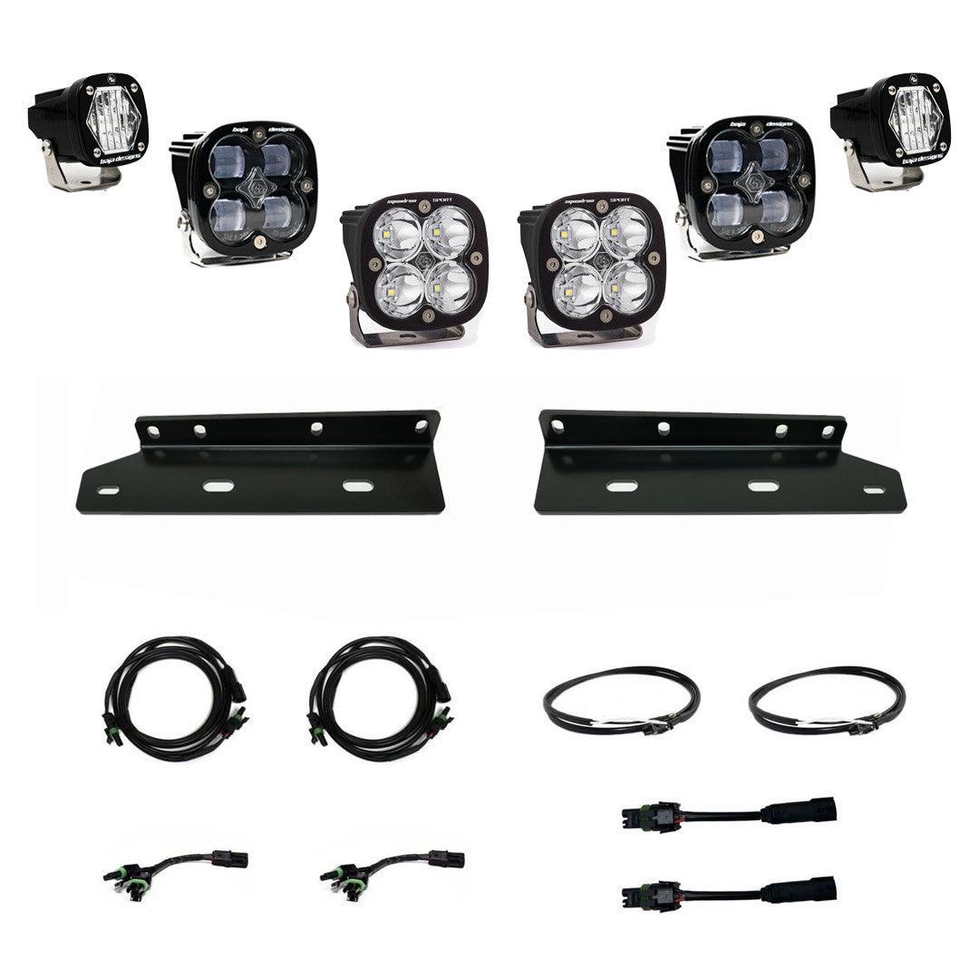 Baja Designs Ford Squadron SAE/S1 Fog Pocket Light Kit - Ford 2021+ F-150 Raptor - Apollo Off-Road