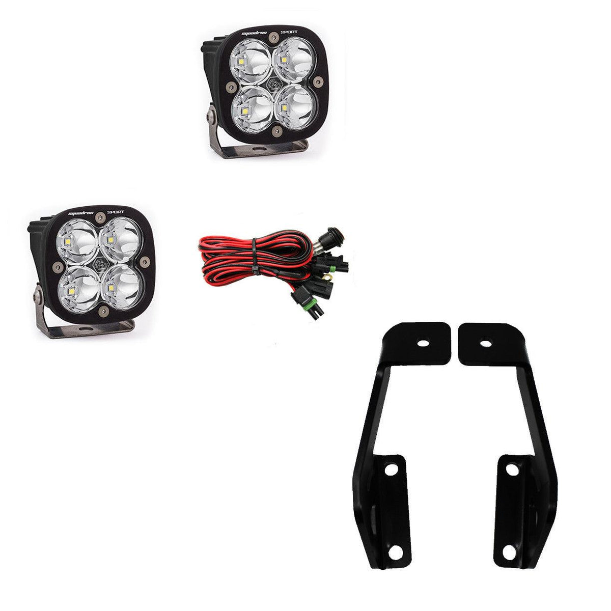 Baja Designs Ford Squadron Sport A-Pillar Light Kit - Ford 2009-14 F-150, 2010-14 SVT Raptor - Apollo Off-Road
