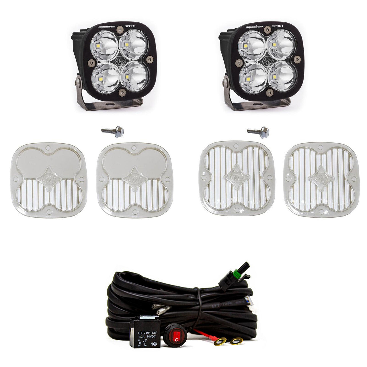 Baja Designs Ford Squadron Sport A-Pillar Light Kit - Ford 2021-22 Bronco - Apollo Off-Road