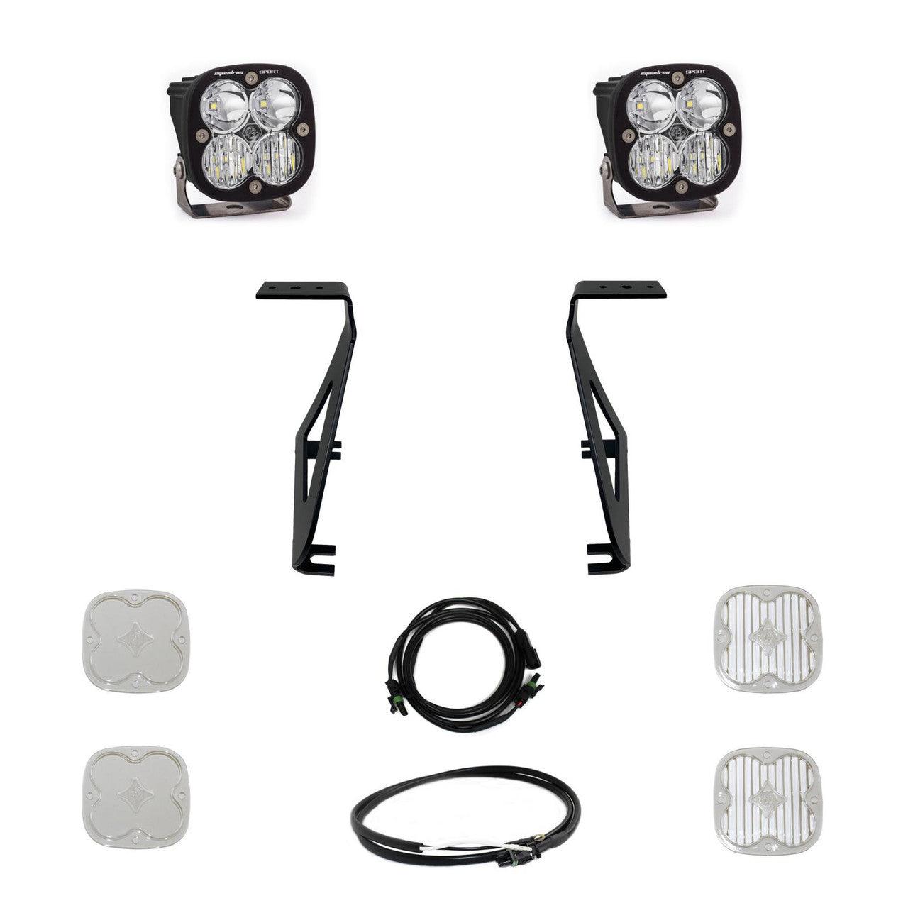 Baja Designs Ford Squadron Sport A-Pillar Light Kit - Ford 2021+ F-150 Raptor - Apollo Off-Road