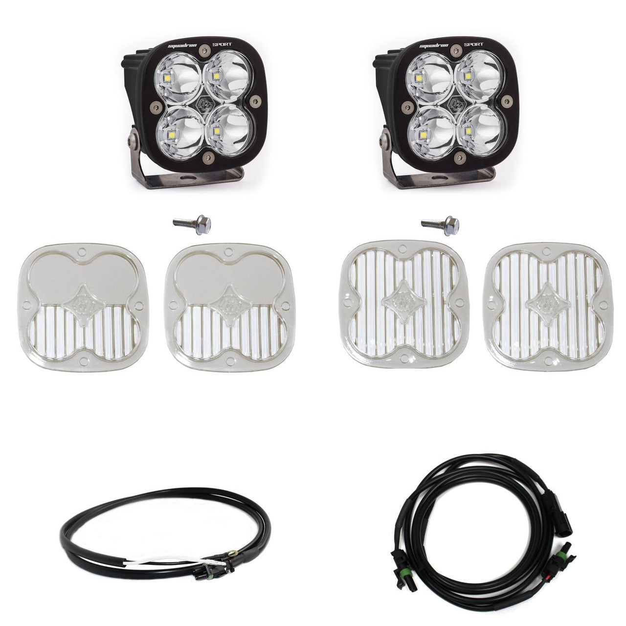 Baja Designs Ford Squadron Sport A-Pillar w-Upfitter Light Kit - Ford 2021-22 Bronco - Apollo Off-Road