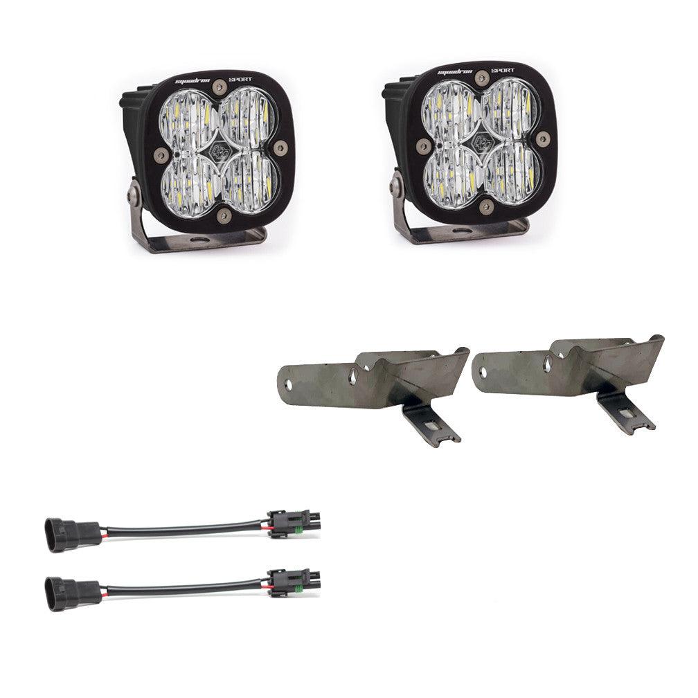 Baja Designs Ford Squadron Sport Fog Pocket Light Kit - Ford 1999-10 F-250-350 Super Duty - Apollo Off-Road