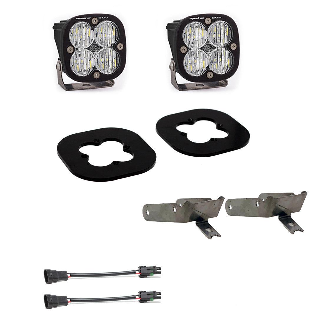 Baja Designs Ford Squadron Sport Fog Pocket Light Kit - Ford 2011-16 F-250-350 Super Duty - Apollo Off-Road