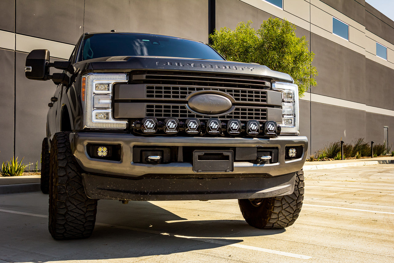 Baja Designs Ford XL-Linkable 7-Light Bumper Light Kit - Ford 2017-19 F-250-350 Super Duty - Apollo Off-Road