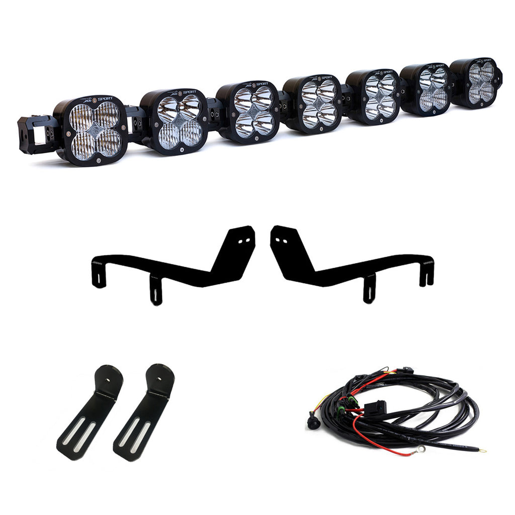 Baja Designs Ford XL-Linkable 7-Light Bumper Light Kit - Ford 2017-19 F-250-350 Super Duty - Apollo Off-Road