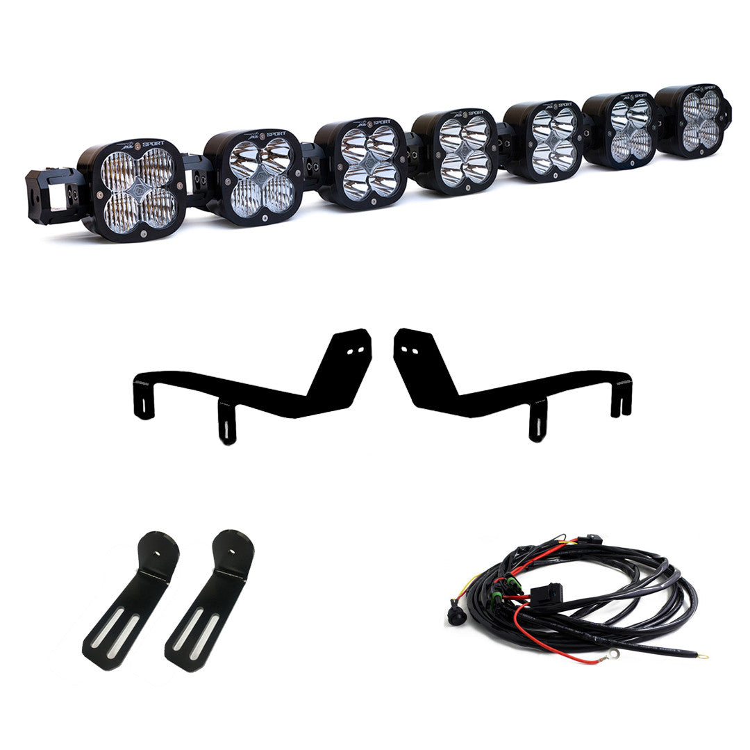 Baja Designs Ford XL-Linkable 7-Light Bumper Light Kit - Ford 2017-19 F-250-350 Super Duty - Apollo Off-Road