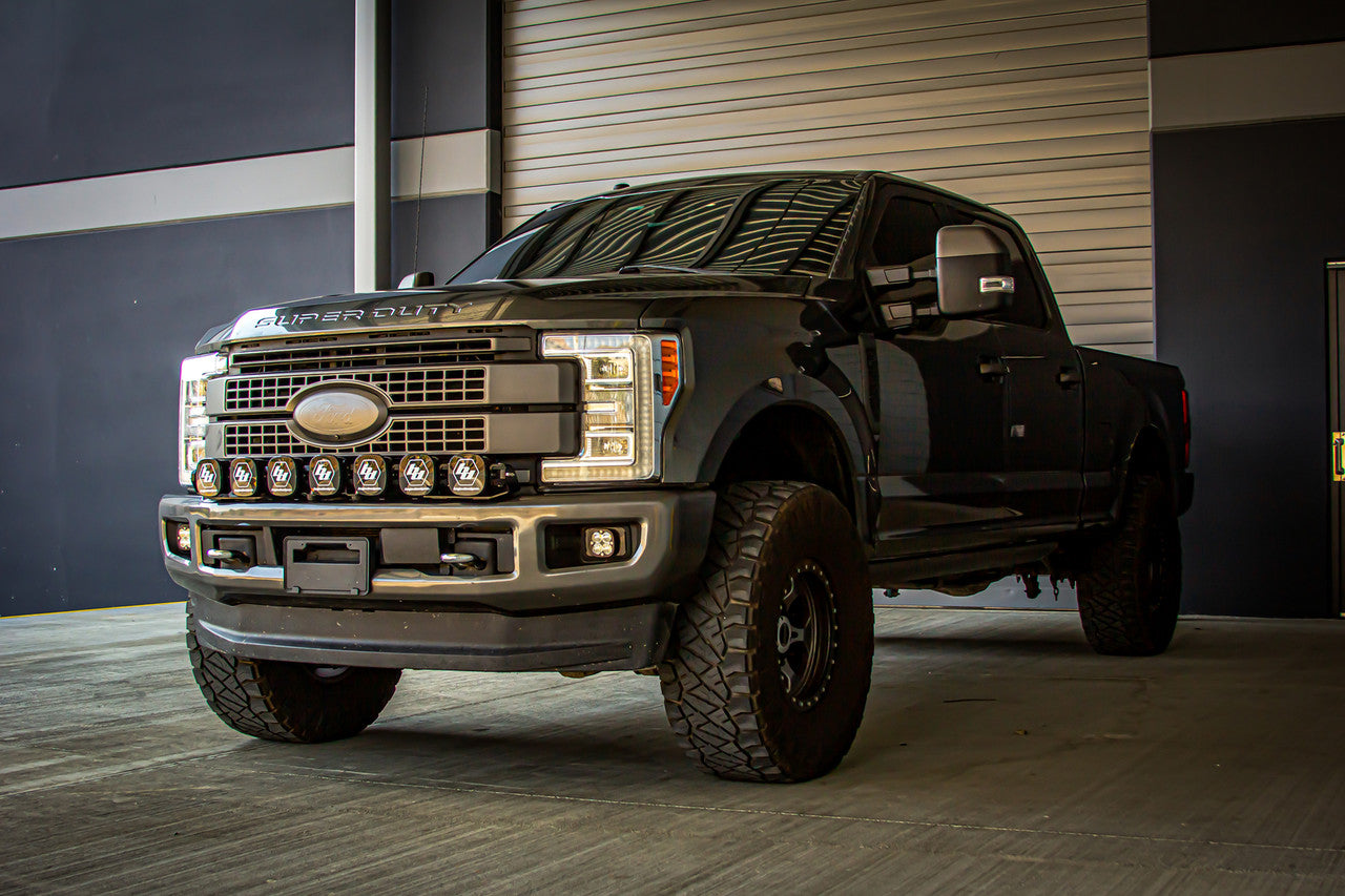 Baja Designs Ford XL-Linkable 7-Light Bumper Light Kit - Ford 2017-19 F-250-350 Super Duty - Apollo Off-Road