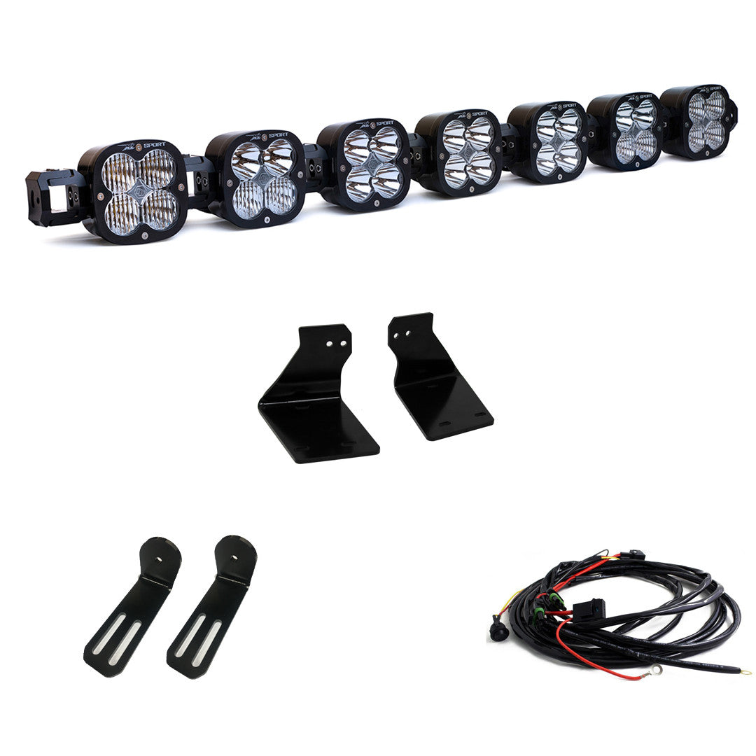 Baja Designs Ford XL-Linkable 7-Light Bumper Light Kit - Ford 2020-22 F-250-350 Super Duty - Apollo Off-Road