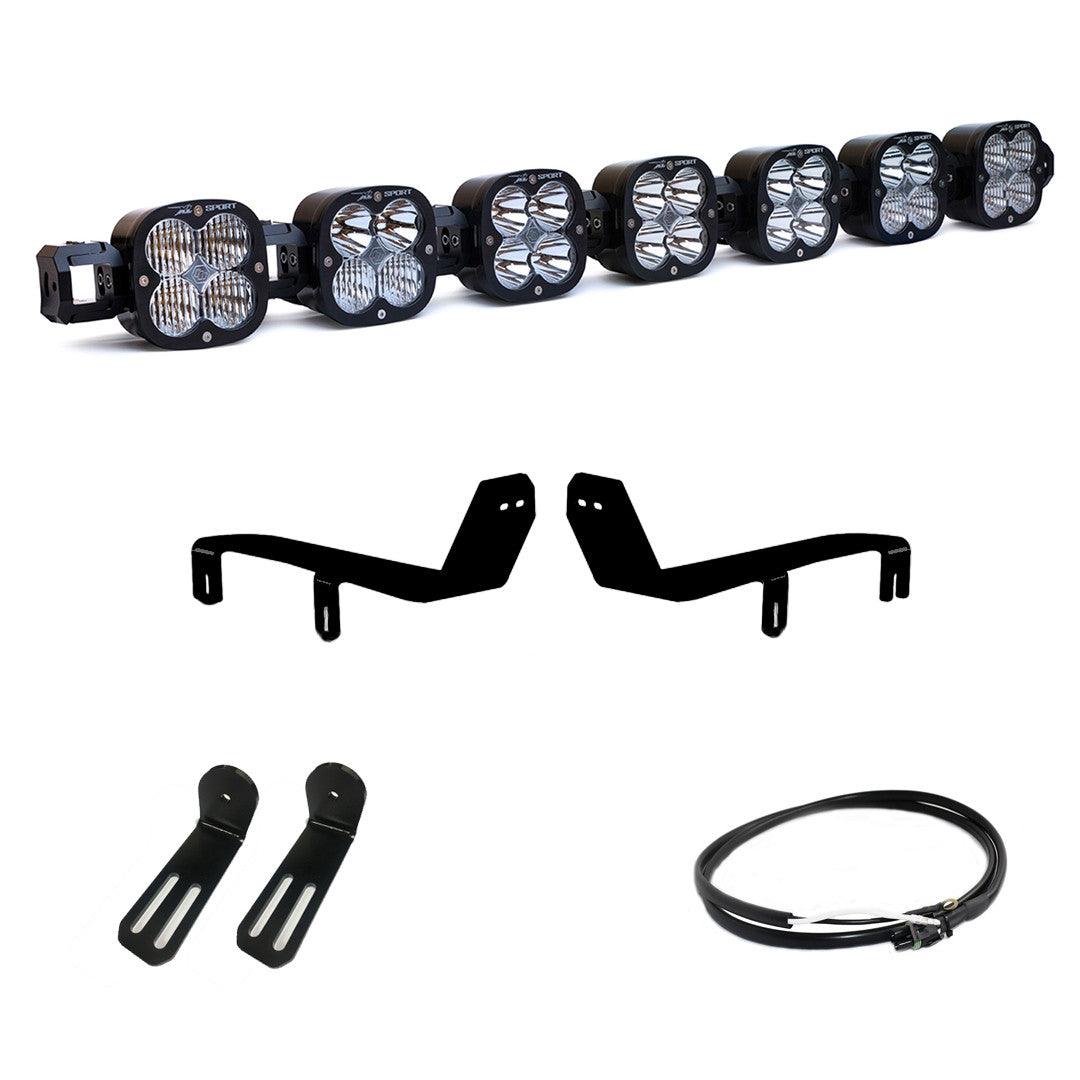 Baja Designs Ford XL-Linkable 7-Light w-Upfitter Bumper Light Kit - Ford 2017-19 F-250-350 Super Duty - Apollo Off-Road