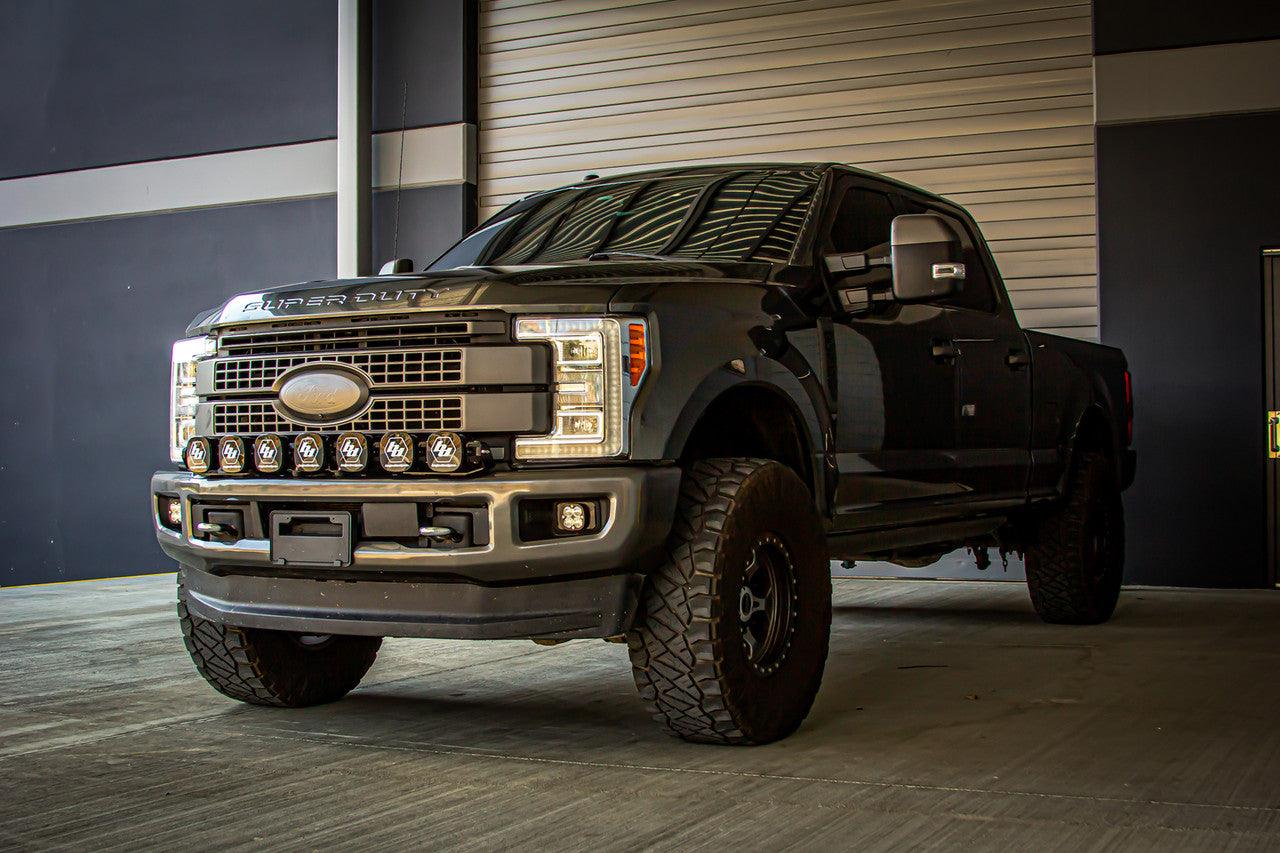 Baja Designs Ford XL-Linkable 7-Light w-Upfitter Bumper Light Kit - Ford 2017-19 F-250-350 Super Duty - Apollo Off-Road