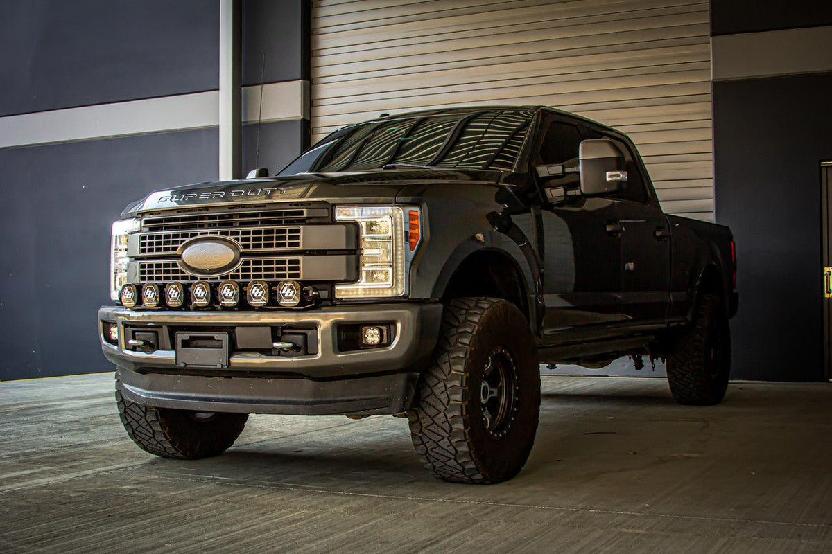 Baja Designs Ford XL-Linkable 7-Light w-Upfitter Bumper Light Kit - Ford 2017-19 F-250-350 Super Duty - Apollo Off-Road