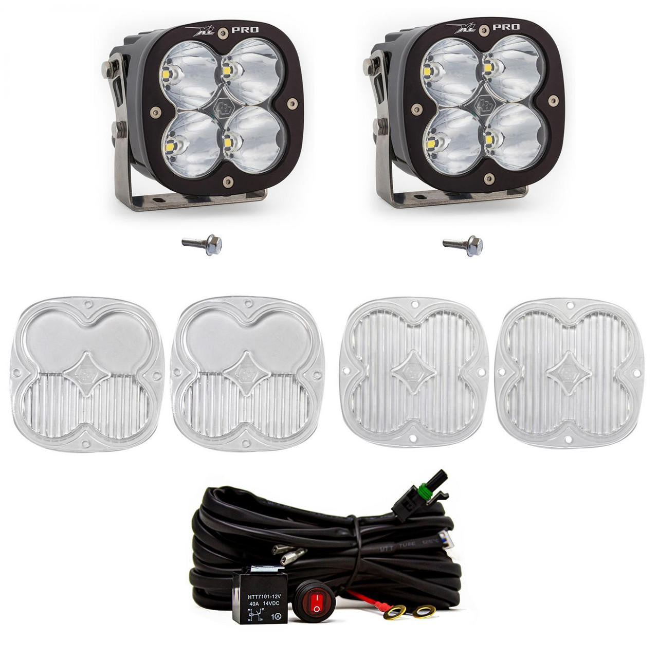 Baja Designs Ford XL Pro A-Pillar Light Kit - Ford 2021-22 Bronco - Apollo Off-Road