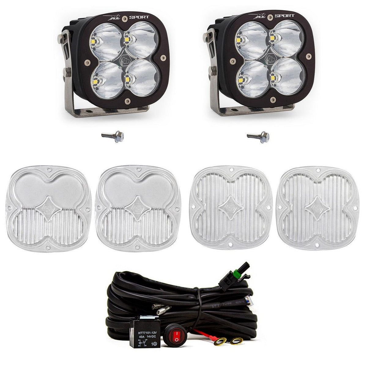 Baja Designs Ford XL Sport A-Pillar Light Kit - Ford 2021-22 Bronco - Apollo Off-Road