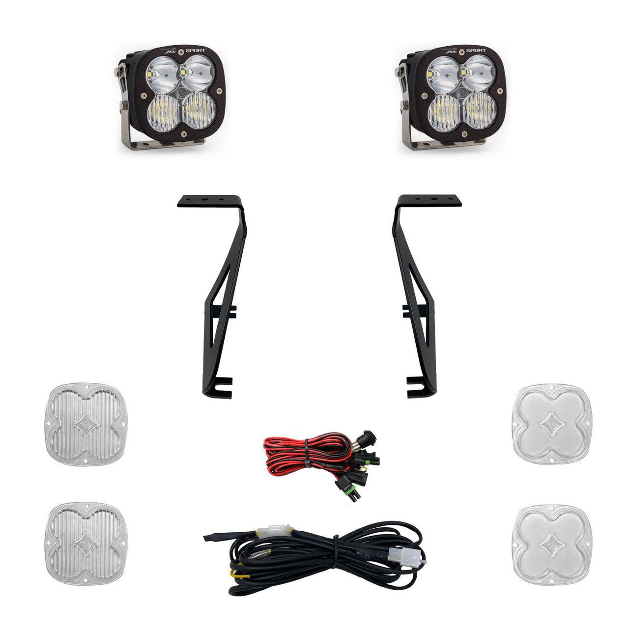 Baja Designs Ford XL Sport A-Pillar Light Kit - Ford 2021+ F-150 Raptor - Apollo Off-Road