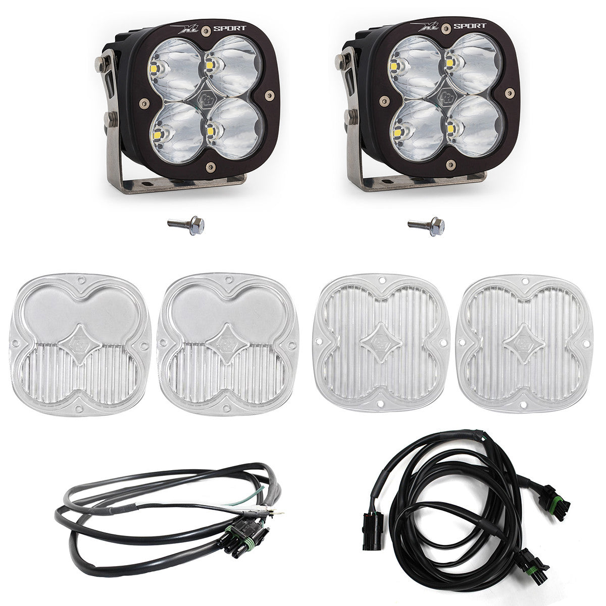 Baja Designs Ford XL Sport A-Pillar w-Upfitter Light Kit - Ford 2021-22 Bronco - Apollo Off-Road