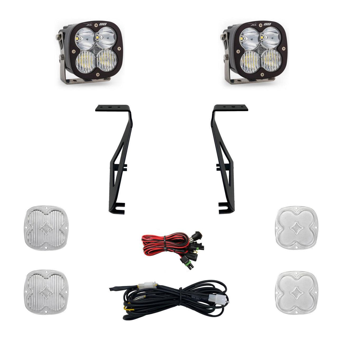 Baja Designs Ford XL80 A-Pillar Light Kit - Ford 2021+ F-150 Raptor - Apollo Off-Road