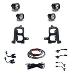 Baja Designs GMC S1 Amber Dual Fog Pocket Light Kit - GMC 2019-22 Sierra 1500 - Apollo Off-Road