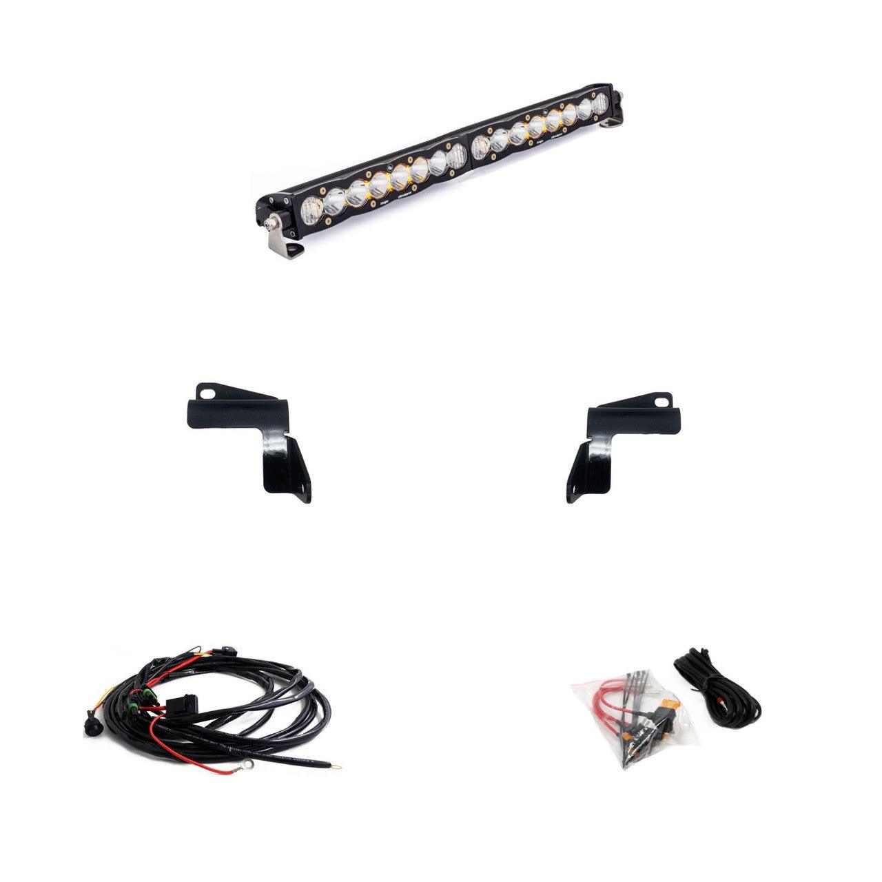Baja Designs GMC S8 20 Inch Bumper Light Bar Kit - GMC 2020-22 Sierra 2500HD-3500HD - Apollo Off-Road