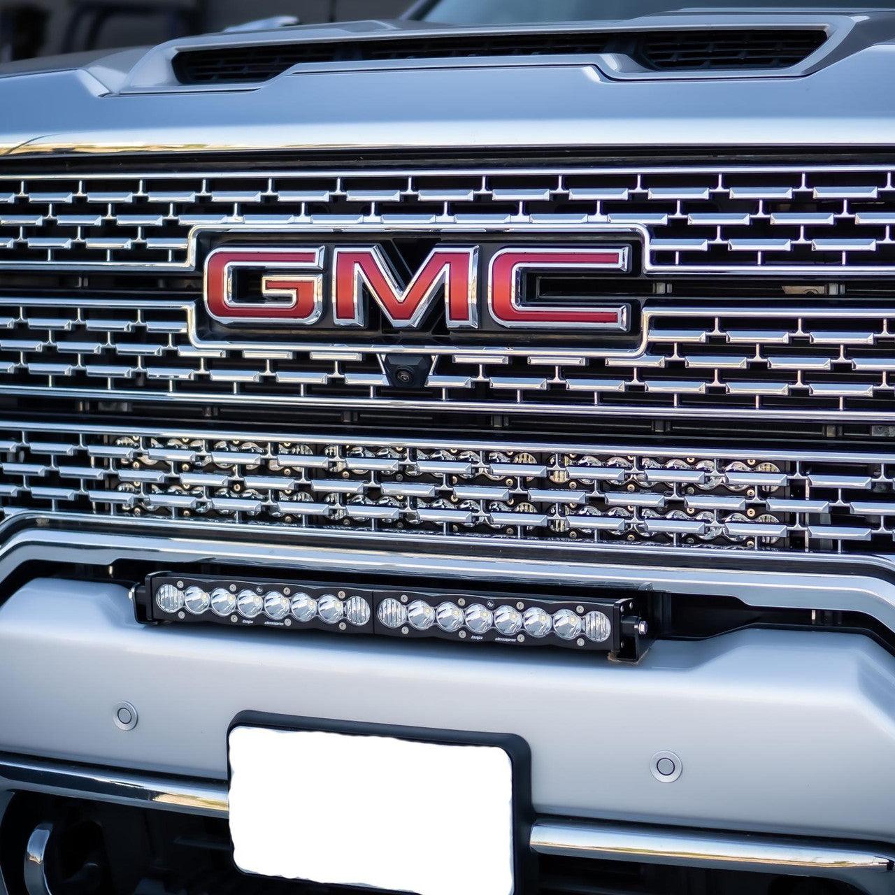 Baja Designs GMC S8 Dual 30 Inch Grille Light Bar Kit - GMC 2020-22 Sierra 2500HD-3500HD Exc. AT4 - Apollo Off-Road