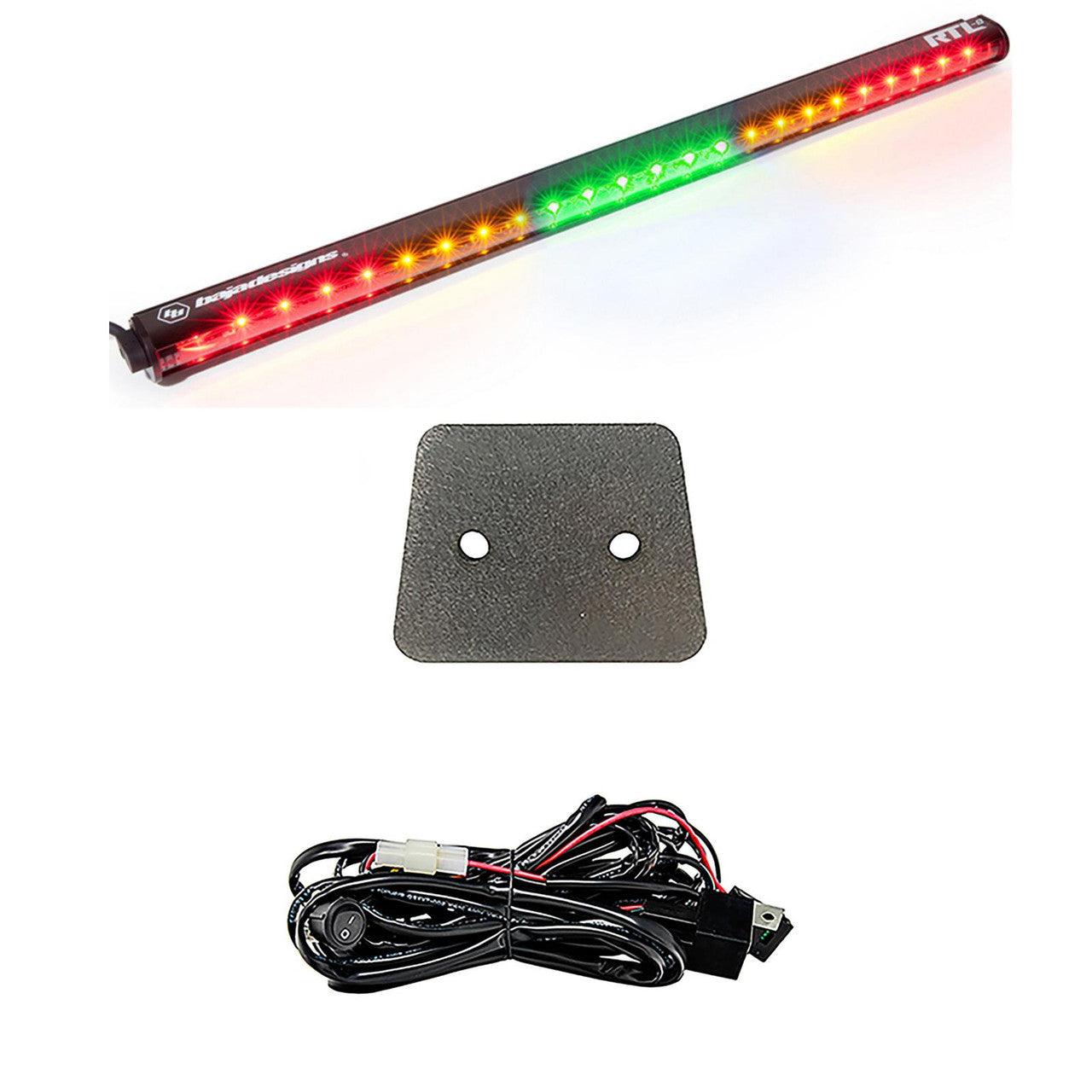 Baja Designs Honda RTL-Green 30 Inch Rear Tail Light Kit - Honda 2019-21 Talon, w-2-Seats - Apollo Off-Road