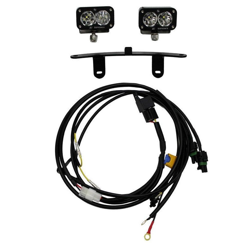 Baja Designs Honda S2 Pro Windscreen Mount Light Kit - Honda 2016-20 Africa Twin - Apollo Off-Road