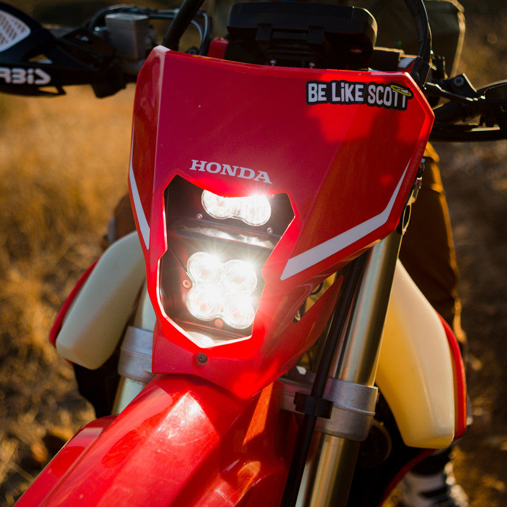 Baja Designs Honda Squadron Pro-S2 Sport Headlight Kit - Honda 2019-22 CRF450L-RL - Apollo Off-Road