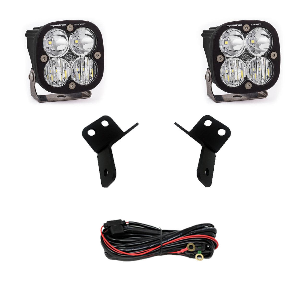 Baja Designs Honda Squadron Sport A-Pillar Light Kit - Honda 2019-21 Talon - Apollo Off-Road